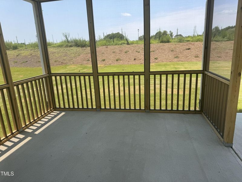 Screened in porch