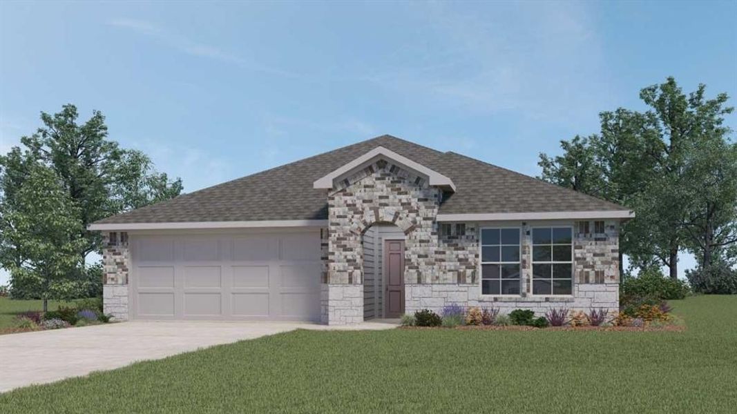 New construction Single-Family house 825 Indian Mallow, Seguin, TX 78155 THE LAKEWAY- photo