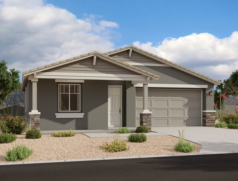 New construction Single-Family house Violet, 4851 South Carver, Mesa, AZ 85212 - photo