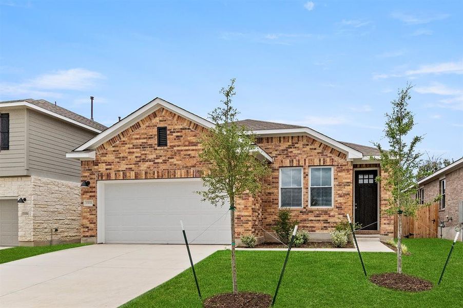 New construction Single-Family house 1333 Blvd Blue Oak, San Marcos, TX 78666 Baytown- photo