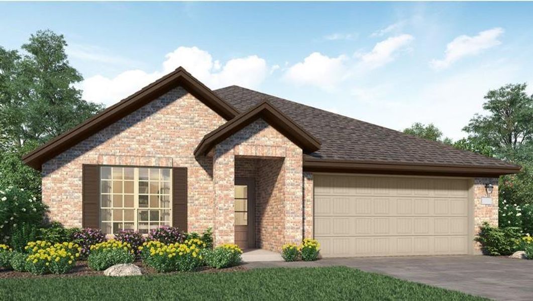 New construction Single-Family house 2607 Olivine Stone Drive, Rosenberg, TX 77469 Clover II- photo