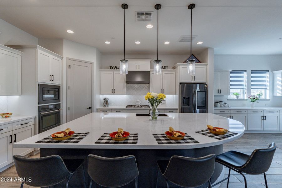 Massive kitchen island