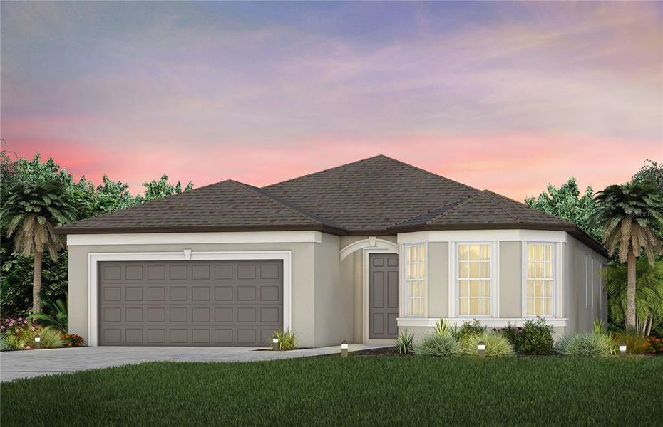 New construction Single-Family house 9927 Patterson Way, Parrish, FL 34219 Mystique- photo