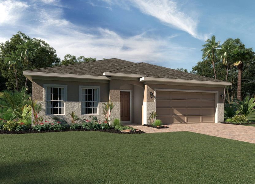 New construction Single-Family house 401 Switchgrass Loop, Minneola, FL 34715 Selby Flex- photo