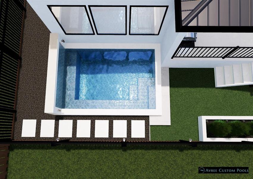 **Plunge Pool Rendering, seller offering credit, ask for details**