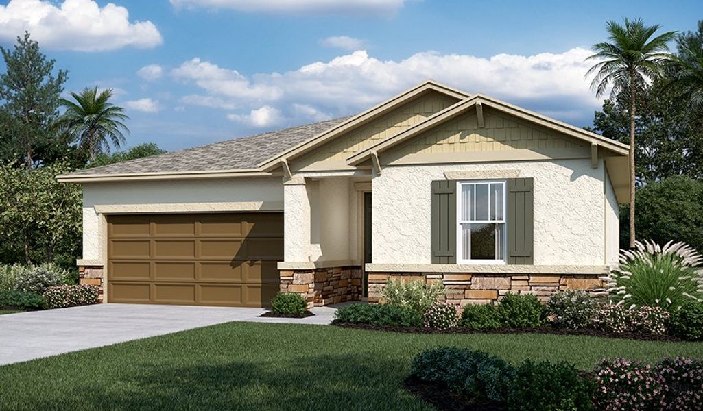 New construction Single-Family house 137 Hilltop Bloom Loop, Haines City, FL 33838 Amethyst- photo