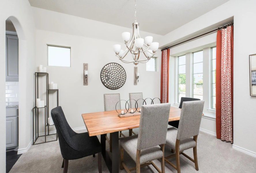 Dining Room | Concept 2533 at Abe's Landing in Granbury, TX by Landsea Homes