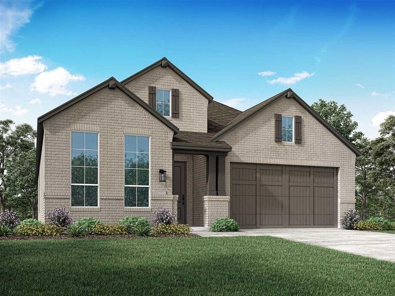 New construction Single-Family house 5050 Woodland Ranch Drive, Manvel, TX 77578 Kingston Plan- photo