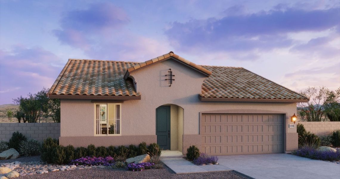 New construction Single-Family house Plan 4003 At The Residences Collection At Frontera, 22561 West Mohawk Lane, Surprise, AZ 85387 - photo