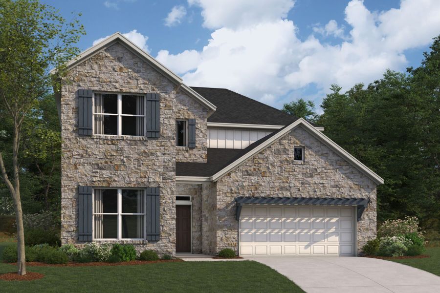 New construction Single-Family house Balcones II, 3717 Plentywood Lane, Leander, TX 78641 - photo