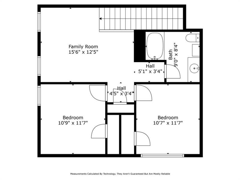 2nd level floor plan