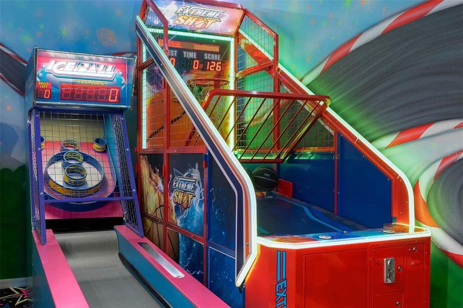 Guests will love Skee Ball and Extreme Shot!