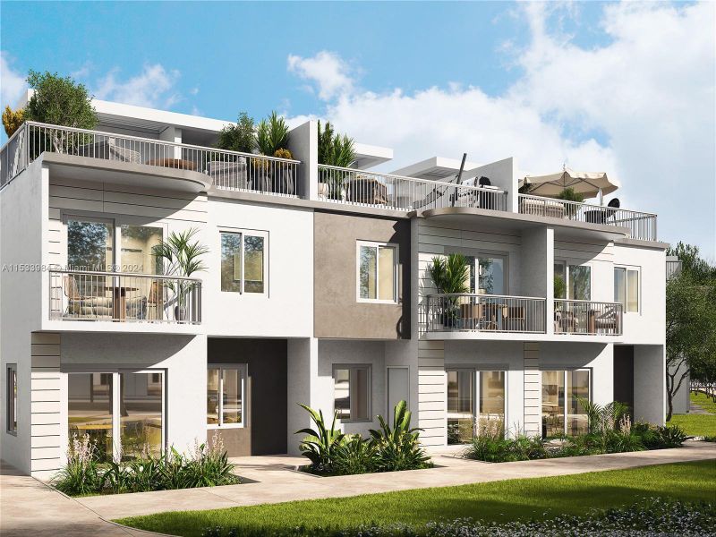 New construction Townhouse house 26140 Sw 146Th Ct, Homestead, FL 33032 - photo