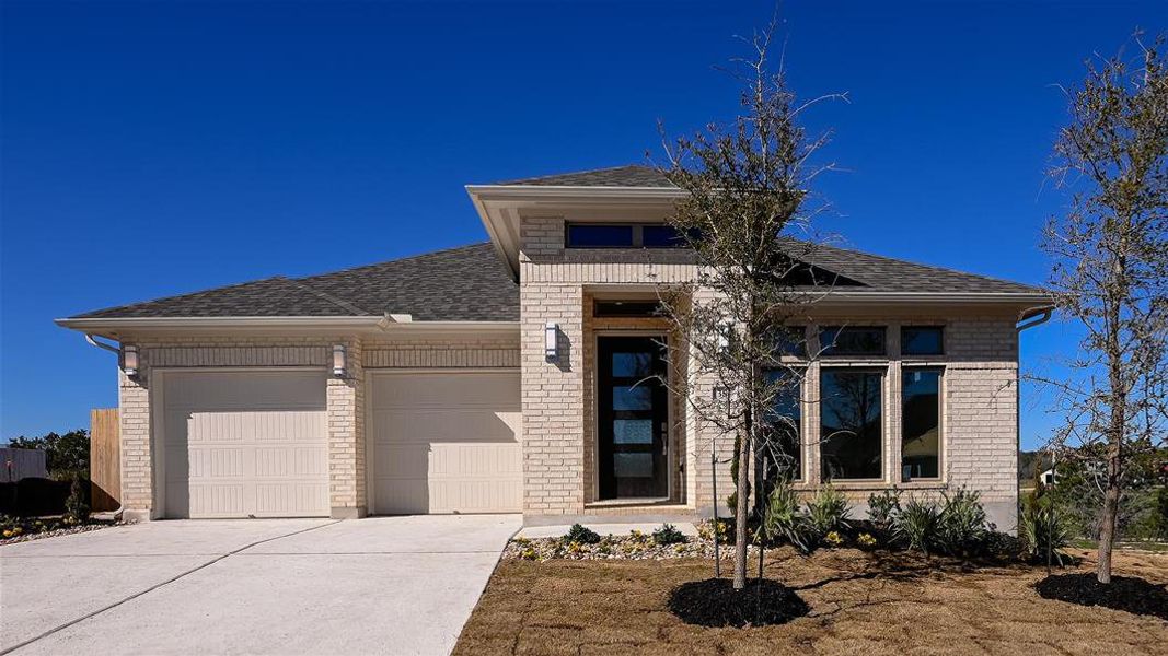 New construction Single-Family house 387 Cyrus Milton Drive, Buda, TX 78610 Design 2206H- photo