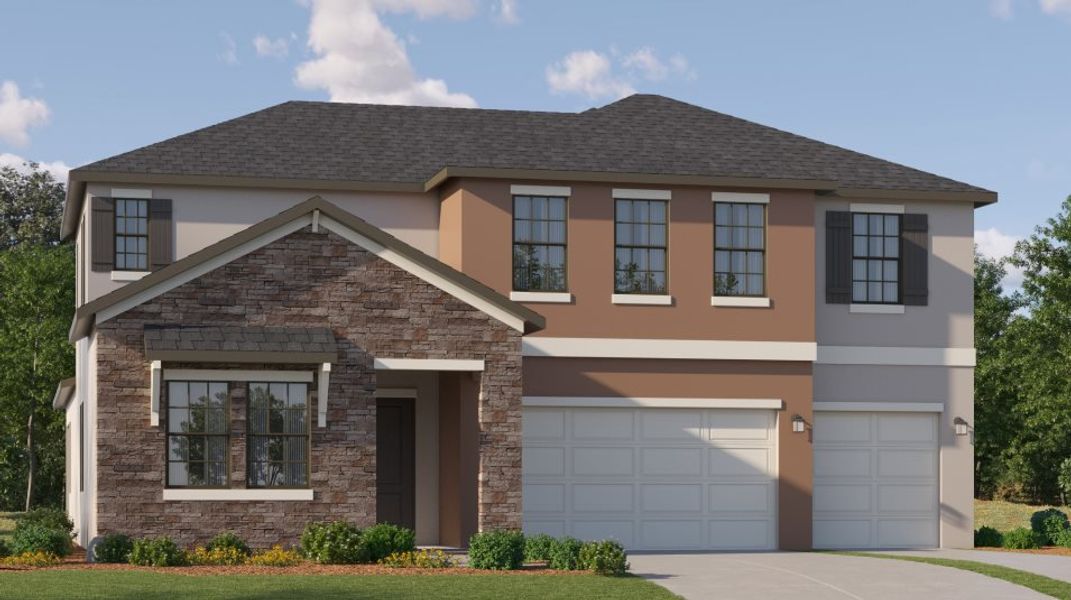 New construction Single-Family house 12530 Bergstrom Bay Dr, Riverview, FL 33579 Whitney- photo
