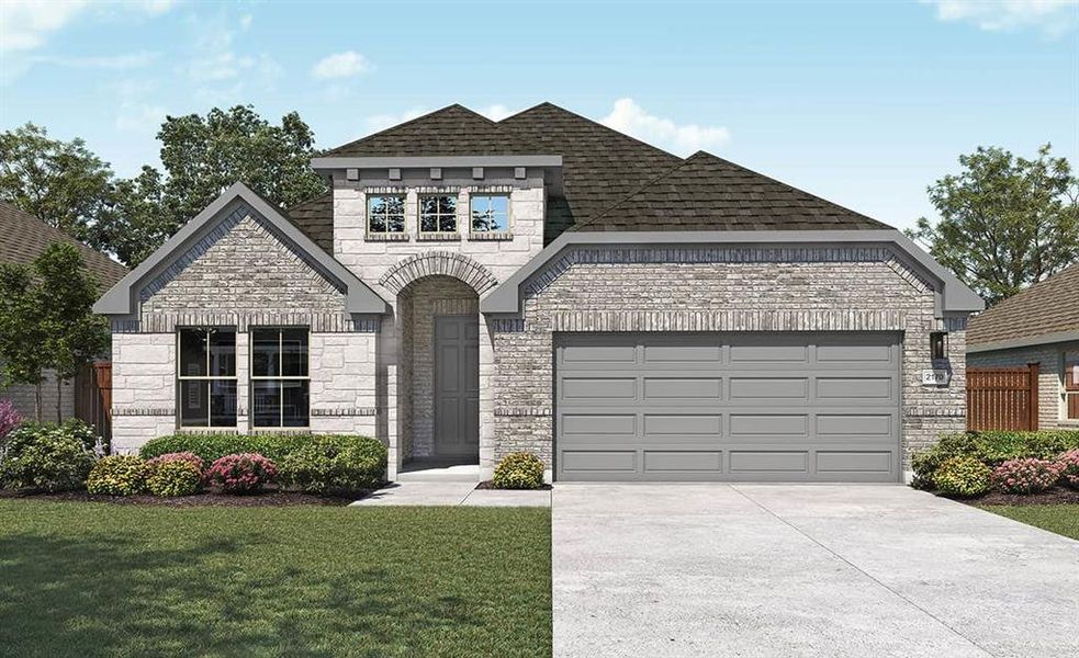 New construction Single-Family house 2808 Wooded Run Trl, Georgetown, TX 78628 Premier Series - Juniper- photo