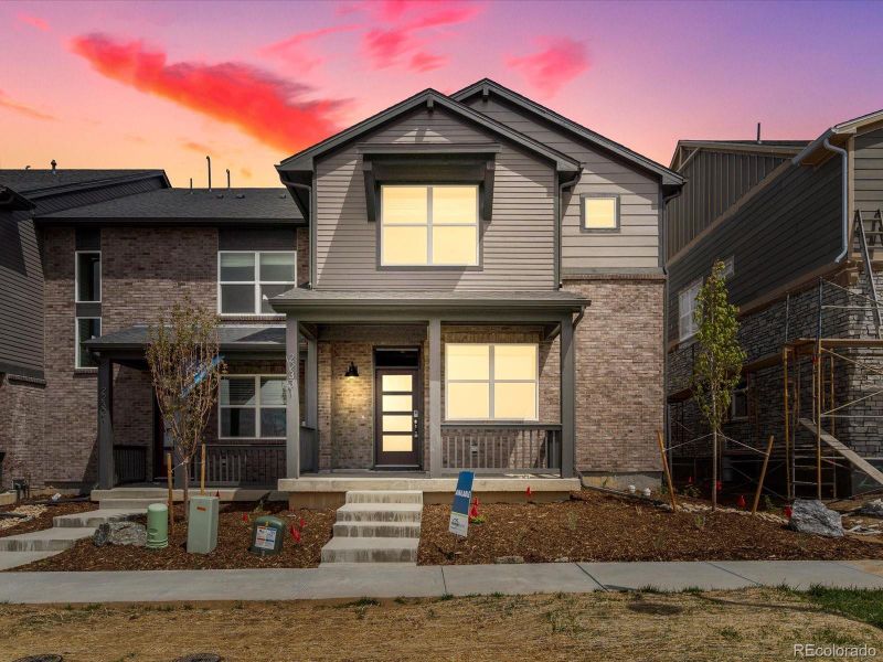 New construction Townhouse house 22331 E 7Th Place, Aurora, CO 80018 The Woodland- photo