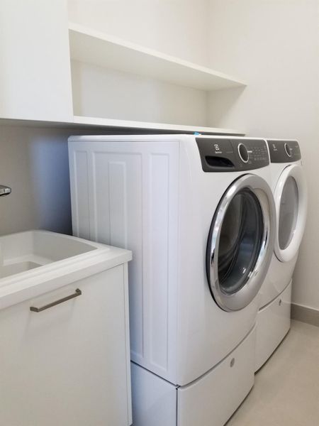 Laundry from previously built Deerwood