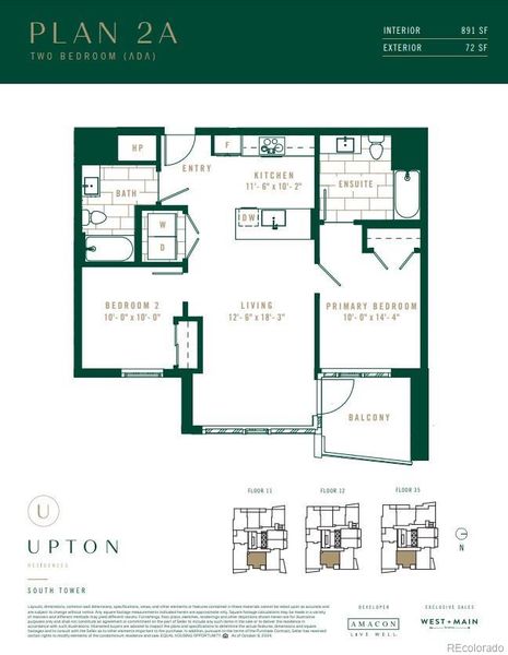 Floorplan 2A- there are 16+ floorplans