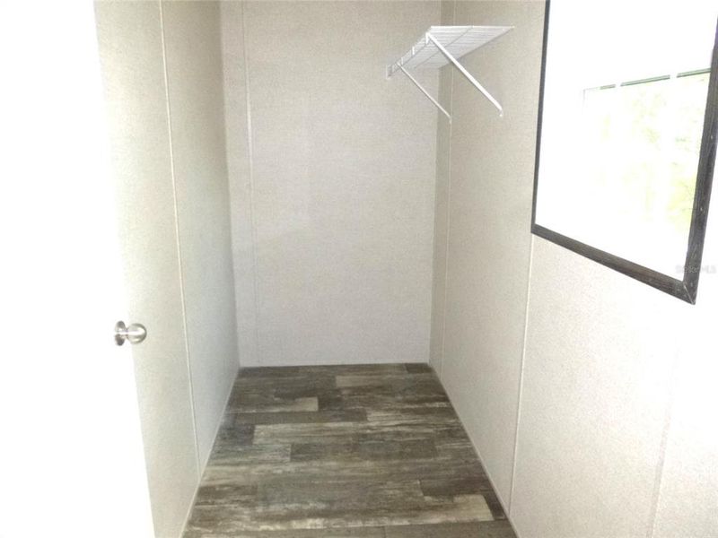 Primary walk-in closet