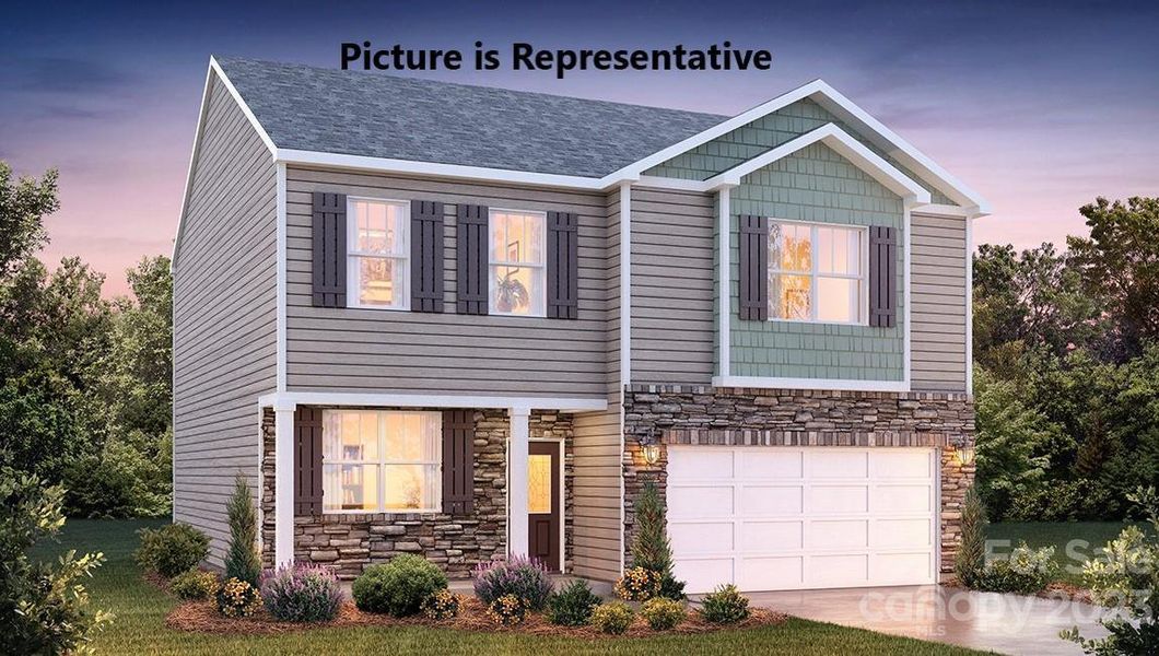 New construction Single-Family house 5015 Beargrass Drive, Dallas, NC 28034 Penwell- photo