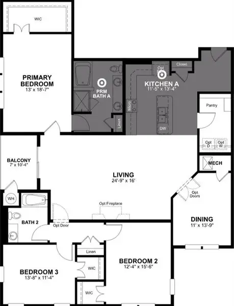 Beazer Homes Twin Creeks Wiltshire plan