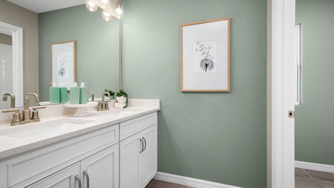 Bathroom 2 | Newcastle | New Homes in Central Florida | Landsea Homes