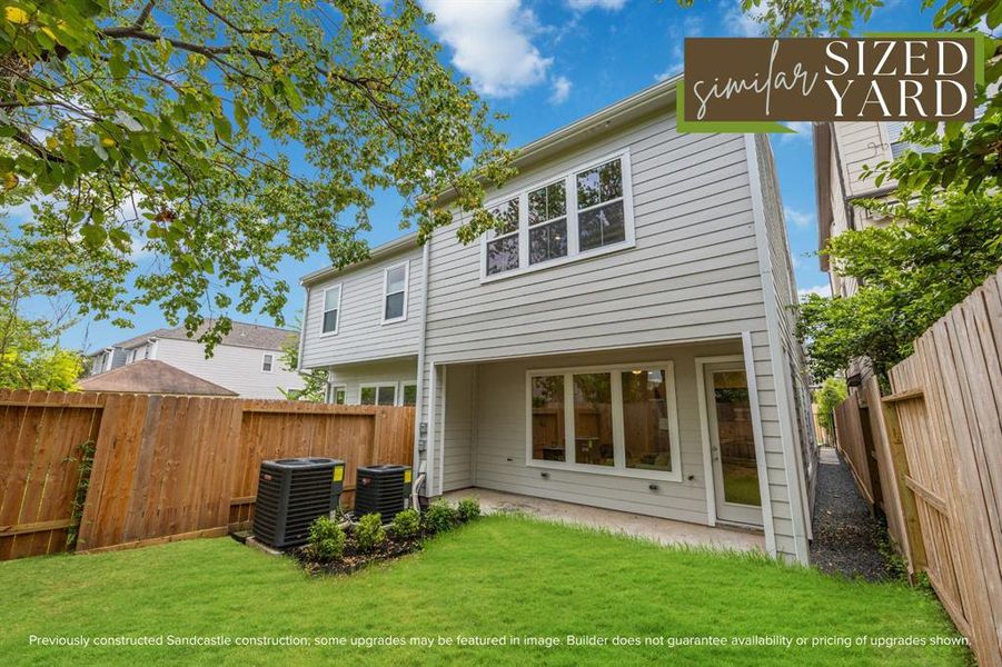 Step outside to your wide, covered porch, overlooking a generously sized, fully sodded yard, enclosed by a cedar privacy fence for moments of peaceful solitude.