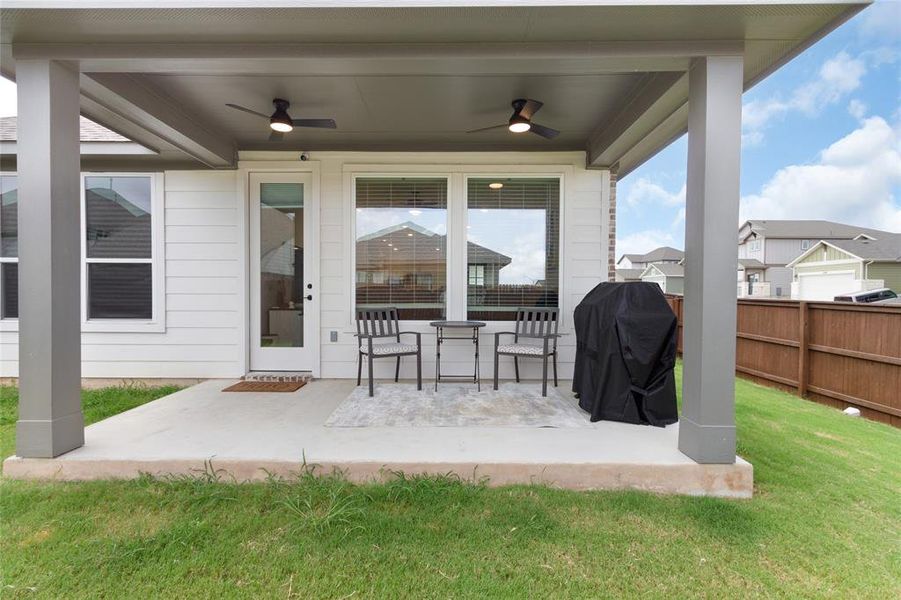 Covered Patio Direct View