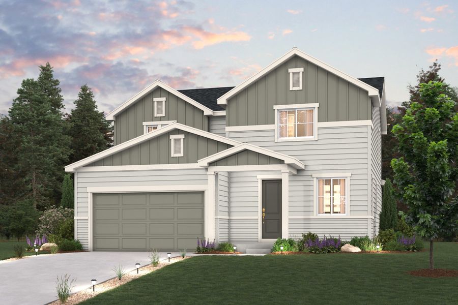 New construction Single-Family house Avon,  42804 Calusa Pines Road, Elizabeth, CO 80107 - photo