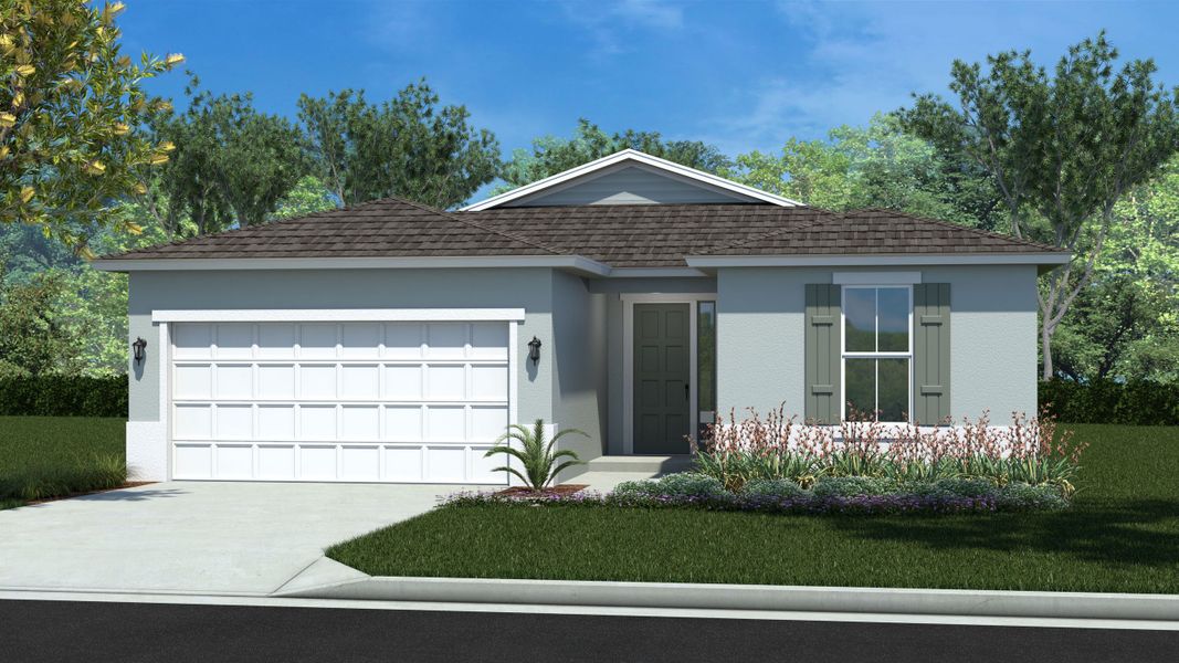 New construction Single-Family house Amber, 7947 Southwest 80th Street, Ocala, FL 34476 - photo