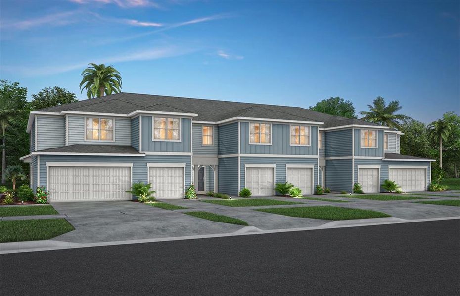New construction Townhouse house 4766 Sparkling Shell Avenue, Kissimmee, FL 34746 Springdale- photo
