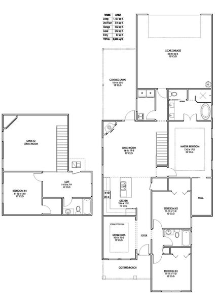 New construction Single-Family house Madison V Open Loft, SW 62nd Avenue, Gainesville, FL 32608 - photo