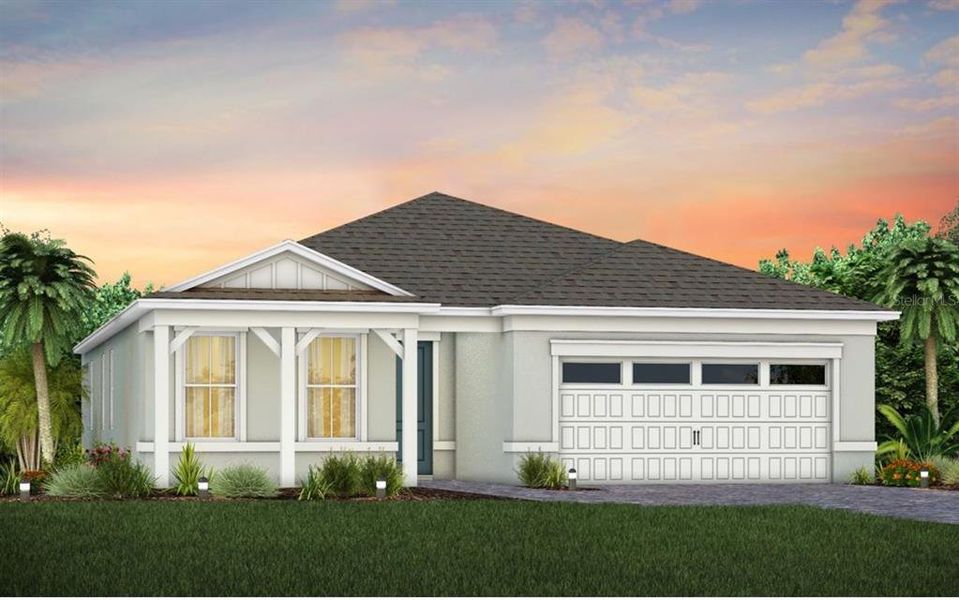 New construction Single-Family house 1962 Spring Shower Circle, Kissimmee, FL 34744 Mystique- photo