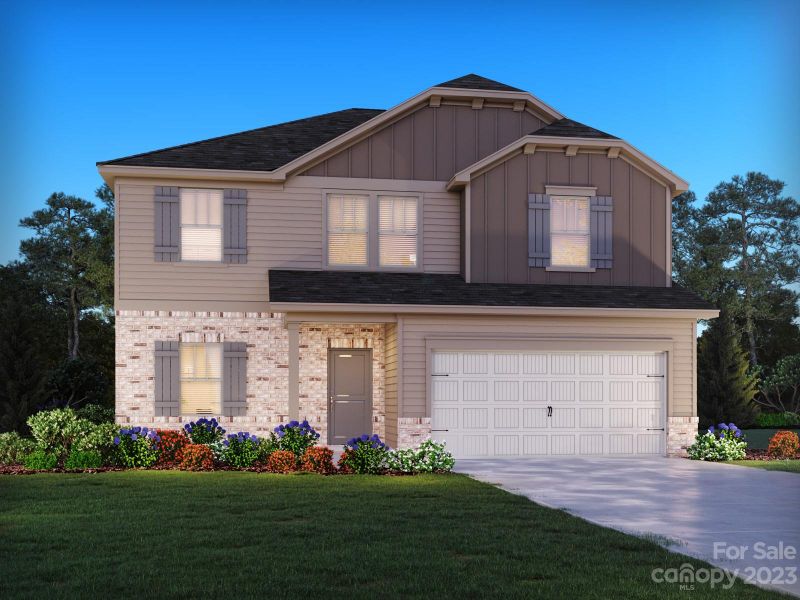 New construction Single-Family house 1626 Baymont Court, Stanley, NC 28164 Brentwood- photo