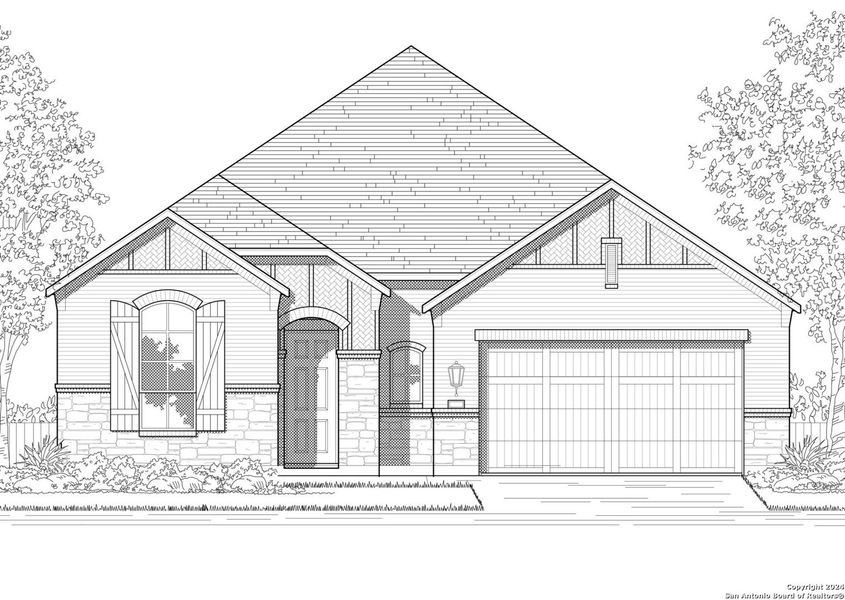 New construction Single-Family house 224 Moose Trail, Cibolo, TX 78108 Oxford Plan- photo