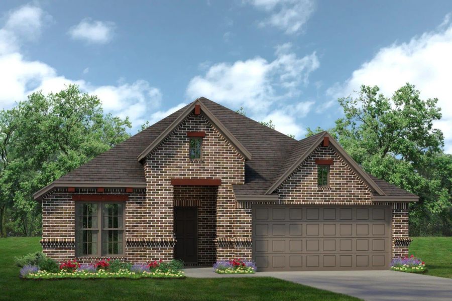 Elevation C | Concept 2186 at Silo Mills - Select Series in Joshua, TX by Landsea Homes