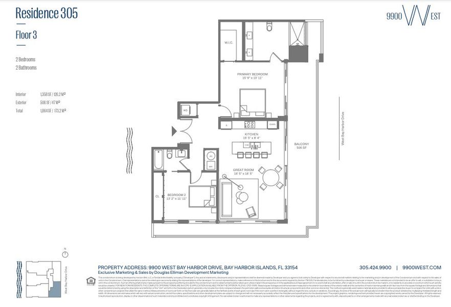 New construction Condo/Apt house Residence 305, 9900 West Bay Harbor Drive, Bay Harbor Islands, FL 33154 - photo