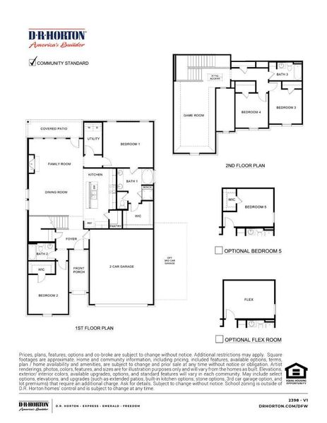 New construction Single-Family house 3812 Pearlwood Rd, Little Elm, TX 75068 ESTES- photo