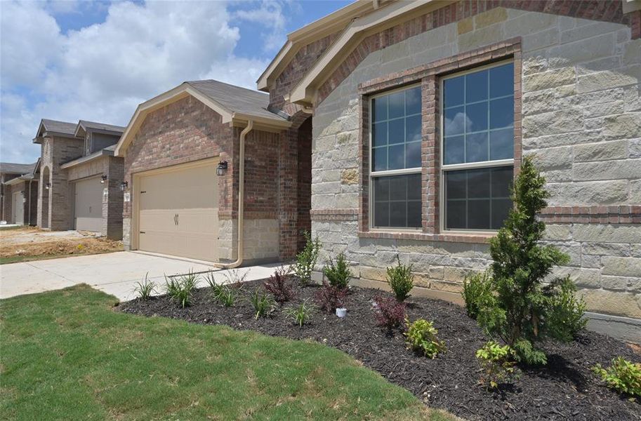 Front Entry and Landscaping