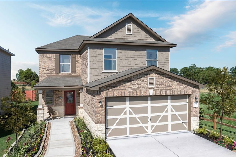 New construction Single-Family house Plan 2245 Modeled, 313 Deer Haven, New Braunfels, TX 78130 - photo