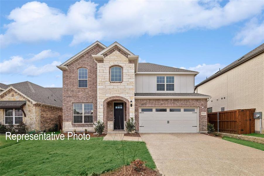 New construction Single-Family house 5041 Hitching Post Drive, Fort Worth, TX 76036 Premier Series - Rosewood- photo