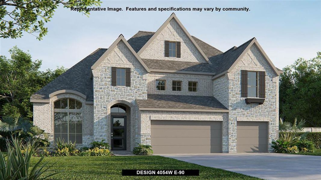 New construction Single-Family house Design 4054W, 1903 Olmsted Court, Katy, TX 77493 - photo