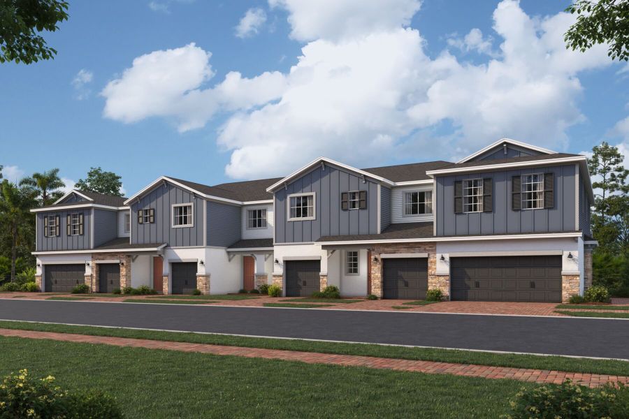 New construction Townhouse house San Mateo, 14726 Boggy Creek Road, Orlando, FL 32824 - photo