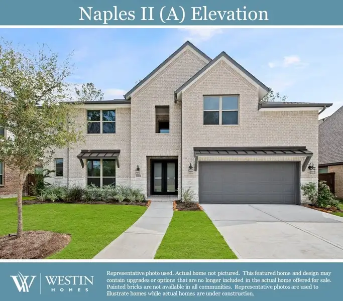 New construction Single-Family house The Naples II, 7319 Prairie Lakeshore Lane, Katy, TX 77493 - photo