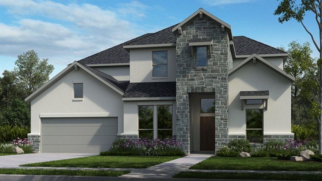 New construction Single-Family house 1834 Lake Crest Lane, Friendswood, TX 77546 Topaz- photo