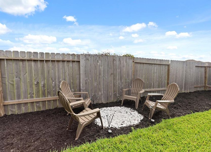 Inviting outdoor nook perfect for relaxation.