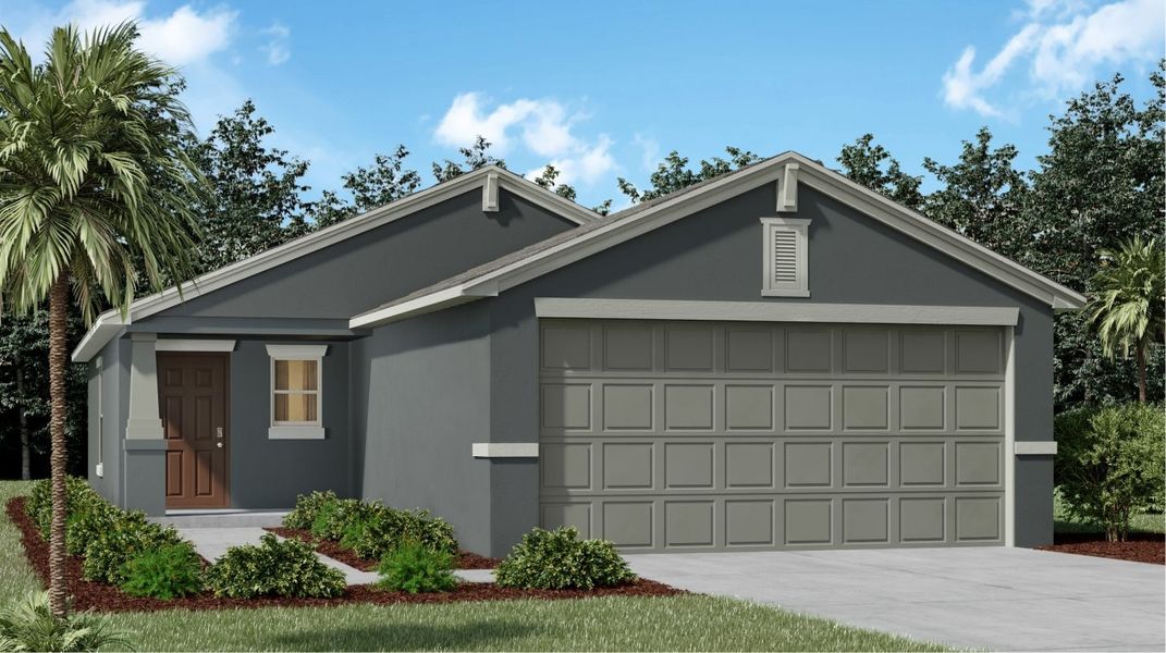 New construction Single-Family house Albany II, 36690 Garden Wall Way, Zephyrhills, FL 33541 - photo