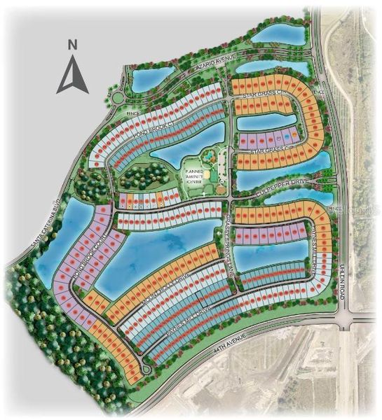 Park East at Azario Sitemap