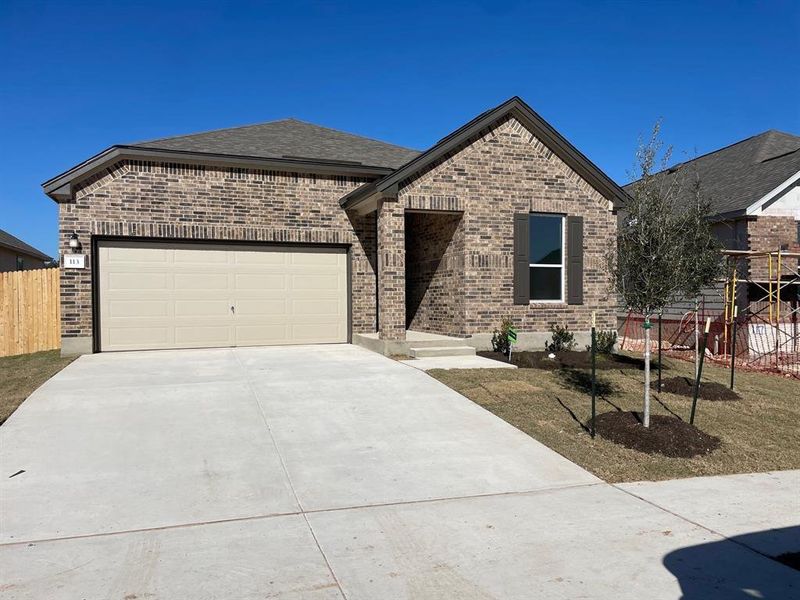 New construction Single-Family house 113 Lost Treasure Terrace, Georgetown, TX 78628 Plan 1655- photo